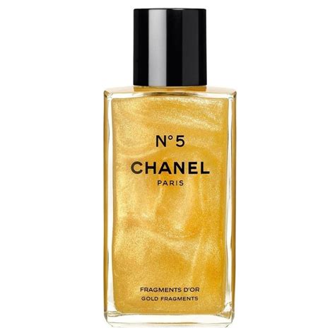 chanel no 5 glitter body gel|Chanel fragments d'or review.